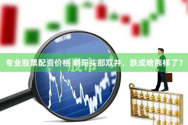 专业股票配资价格 朝阳头部双井，跌成啥熊样了？