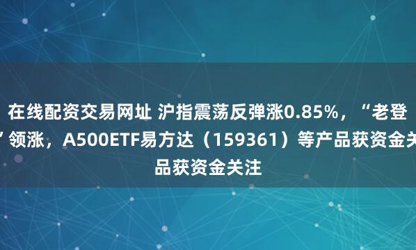 在线配资交易网址 沪指震荡反弹涨0.85%，“老登股”领涨，A500ETF易方达（159361）等产品获资金关注